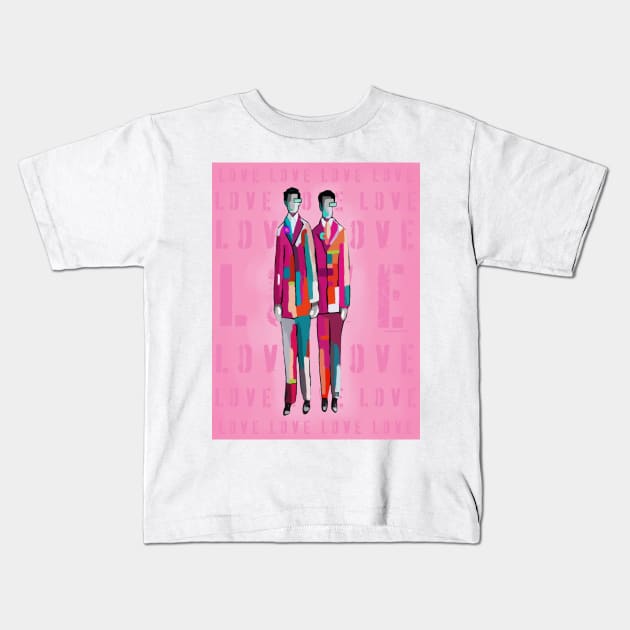 You And I Kids T-Shirt by FabrizioX